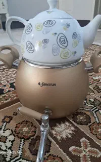 کتری قوری نو شیردار چدن
