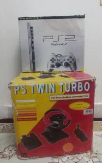 فروش PS2 + فرمان و پدال