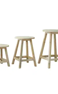 استند گل و گلدان مدل چهارپایه چوبی