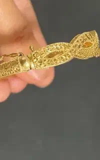 دستبند طلا با ۵ درصد