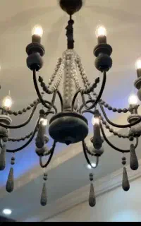 حراج کارخانه سارینا(لوستر چوبی فرانسوی )