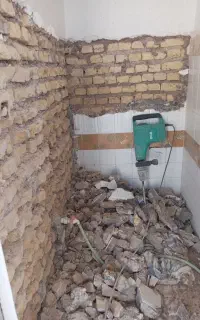 کارگرساختمان تخریب کار هستم با ابزار کامل