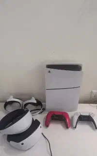 ps5 اسلیم و vr2 در حد نو