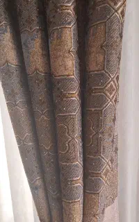 دو عدکور پرده تمام نگین کوب طول 270 عرض 1ونیم