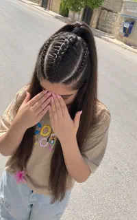 مدل برای بافت مو