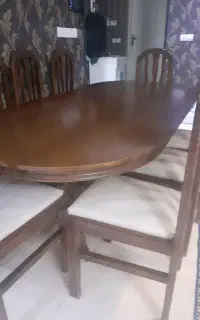 میز غذاخوری چوبی