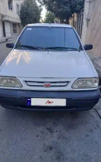 پراید مدل ۸۷ دوگانه سوز بدون رنگ