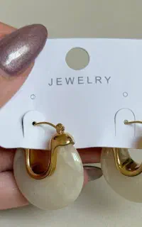 گوشواره صدف طبیعی1316