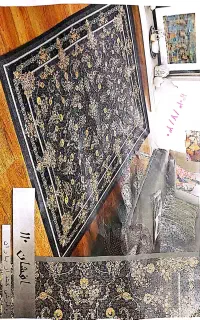 روفرشی مخمل کش دار ۱۲ متری کاملا نو درون کاور