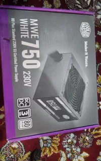 power 750w  mwe white پاور کیس