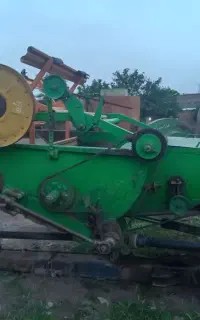 کمباین درو پشت تراکتور
