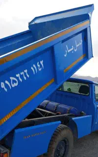 حمل شن وماسه نخاله بانیسان کمپرسی اتاق بزرگ