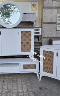 میز ال سی دی کنسول جاکفشی مدل پنجره ای