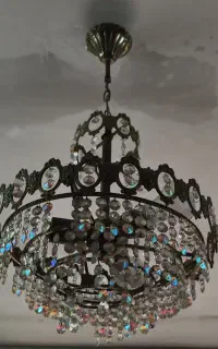 دو عدد لوستر آنتیک