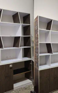 فروش کتابخانه با کمد زیر MDF