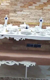 میز غذاخوری و صندلی ( سرویس چوب )