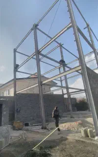 جوشکاری وساخت اسکلت.سازه نگهبان.سوله.پوششی.شیروانی