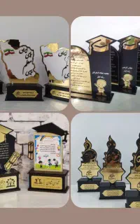 لوح تقدیر گالینکور چوبی پلکسی