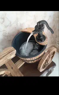 آبنمای طرح سه چرخه خارجی آنتیک ودکوری