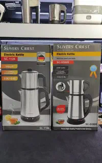 چای ساز چایساز استیل سیلور کرست ۱۸۰۰ و ۲۲۰۰وات