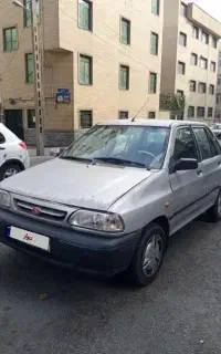 پراید86نقره ای