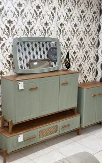 ست کامل آینه کنسول پرنس سبز زرکالا مدل 8