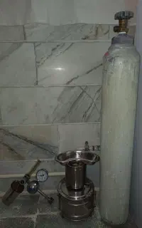 کپسول اکسیژن 10 لیتری، مانومتر و لوازم مطب