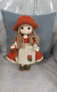عروسک های زیبا دست بافت