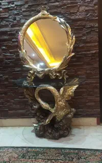 اینه کنسول ساعت ایستاده