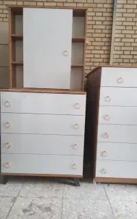 تولید کابینت گالوانیزه با درب چوبی