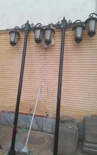 چراغ حیاطی سرخ کن صنعتی   یخچال ۶ درب