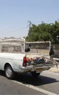وانت بار آهن هر نوع بار قیمت مناسب