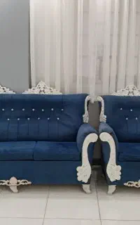 مبل ۷نفره رنگ ابی