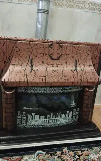 بخاری گازی شومینه دارو دارای هیزم درحدنو