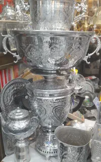 سرویس سماور قلمزده