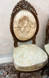 ناهار خوری سلطنتی چوب گردو ۹ نفره