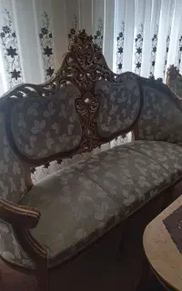مبل ۹نفره با چوب گردو