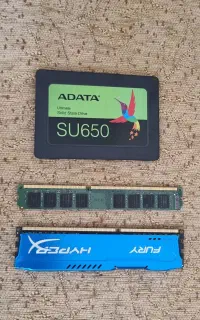 RAM DDR3 + SSD