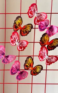 گیره های پروانه ایی پارچه ایی