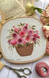 اعنواع گلدوزی