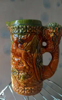 پارچ سفالی وشربت خوری