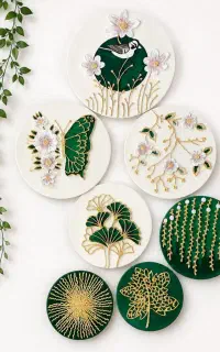 دیوار کوب سفالی
