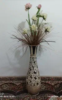 گل و گلدان سفالی 400هزارتومان