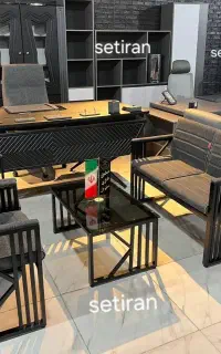 مبل اداری دریای آبی