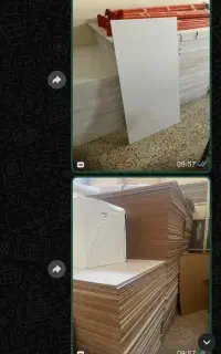 ورق ام دی اف و پی وی سی mdf pvc