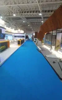 ۱۶ متر چمن مصنوعی آبی نو