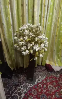 گل و گلدون چوبی