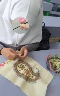 اموزش تابلو فرش و پته دوزی