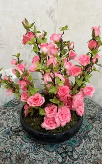 گل و گلدان مصنوعی