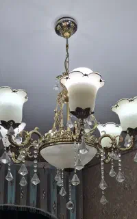 یک جفت لوستر طرح برنز